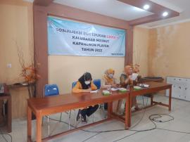 Sosialisasi dam edukasi Pencegahan Covid diKalurahan Ngunut